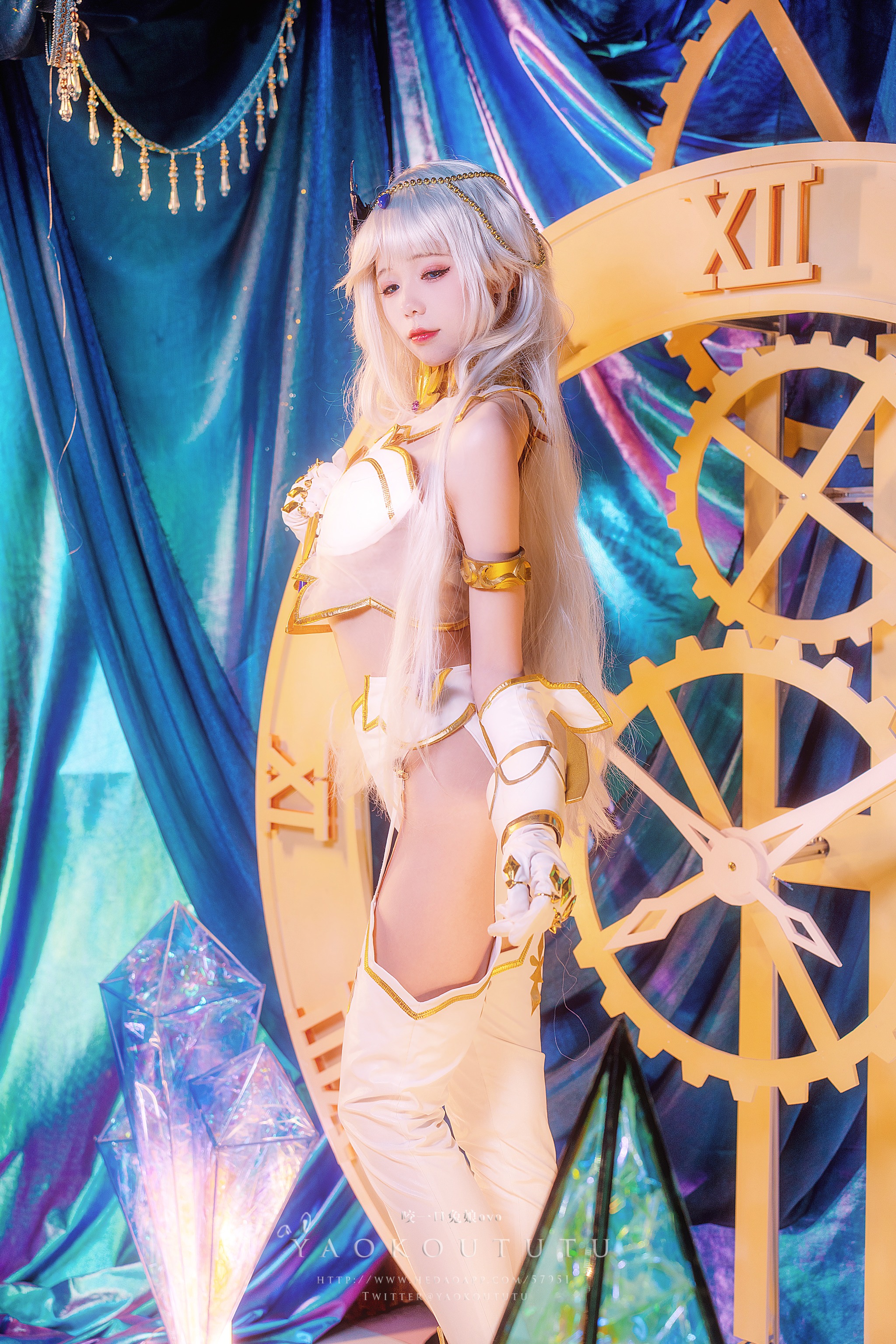 图片[1]-咬一口兔娘 – NO.058 (黏黏团子兔) T3专属特典『海王星』[47P]-XikXak
